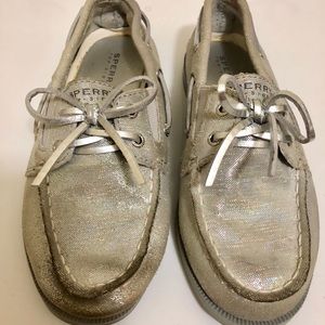 Iridescent Sperry Top-Sider- Size 12 girls